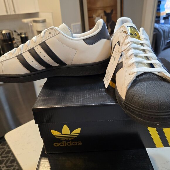 adidas Originals Superstar ADV Crystal White JH8138 Men's Skateboarding SZ 12 - Picture 3 of 14